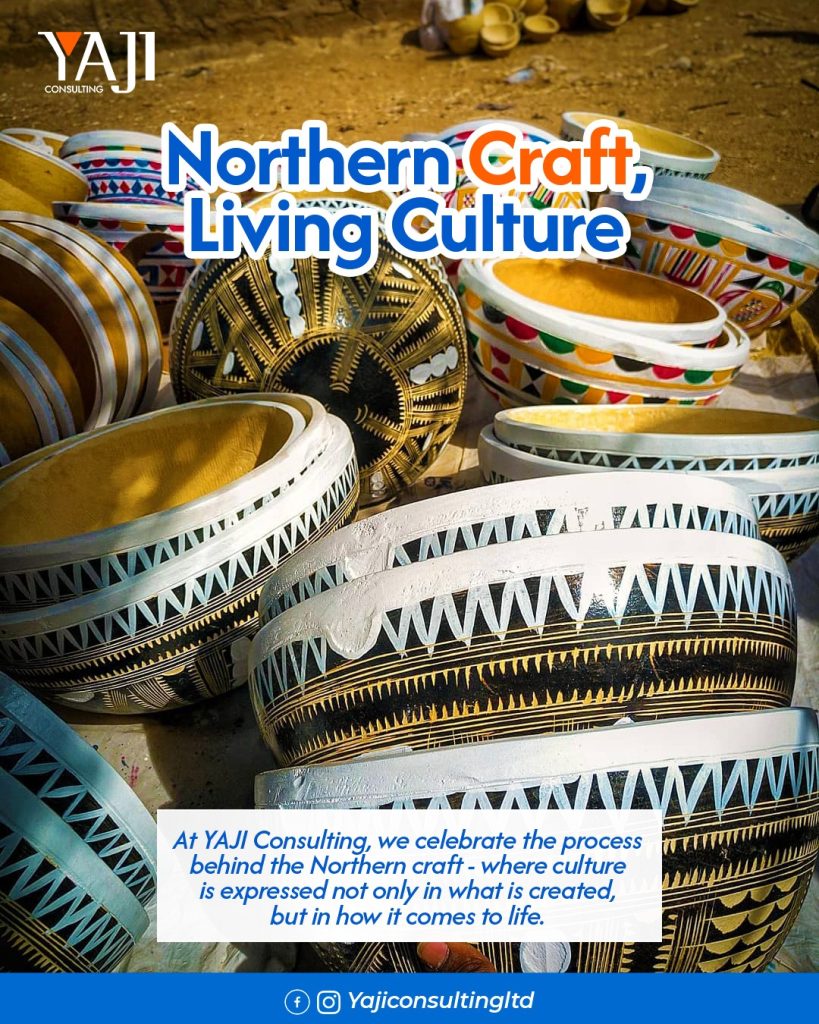 “Decorated calabash crafts showcasing traditional Northern Nigerian artistry”