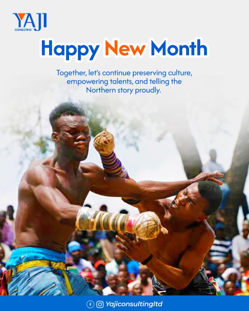 Traditional wrestlers competing during a cultural event in Northern Nigeria.